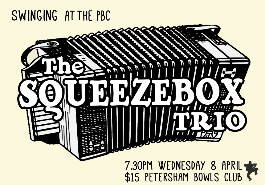 Swinging at the PBC with the Squeezebox Trio