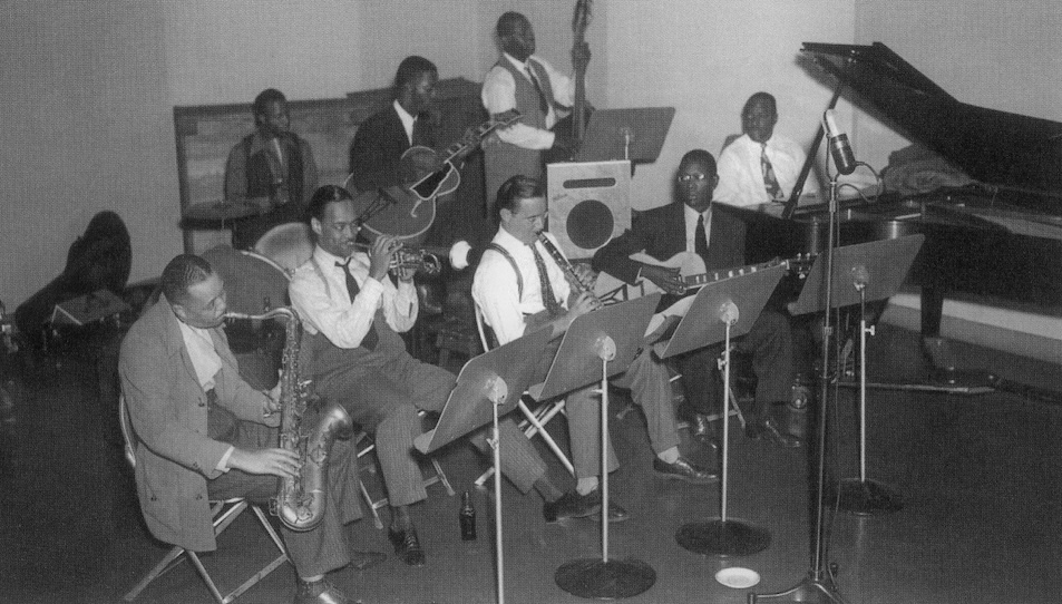 Basie with Goodman's group